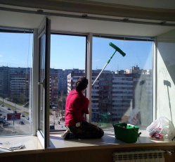Мытье окон в однокомнатной квартире Подольск